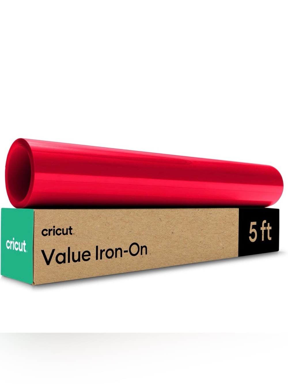 Cricut Value Iron On, Red (12in x 5ft roll)